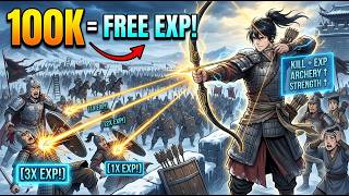 Weak CONSCRIPT Unlocks a Kill-for-EXP SYSTEM and Mows Down a 100,000 Turk ARMY All Alone!