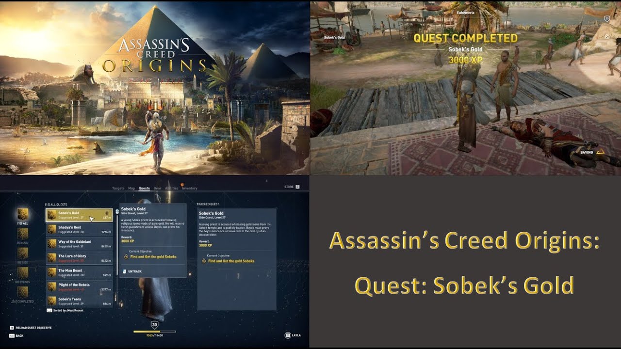 Assassin's Creed Origins - Sobek's Gold by mxgaming