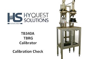 TB340A TBRG Calibrator - Calibration Check