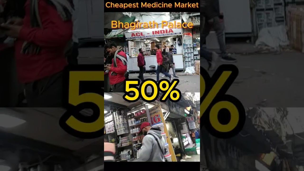 Cheapest medicine market in India II Bhagirath Place II Ram Gali 