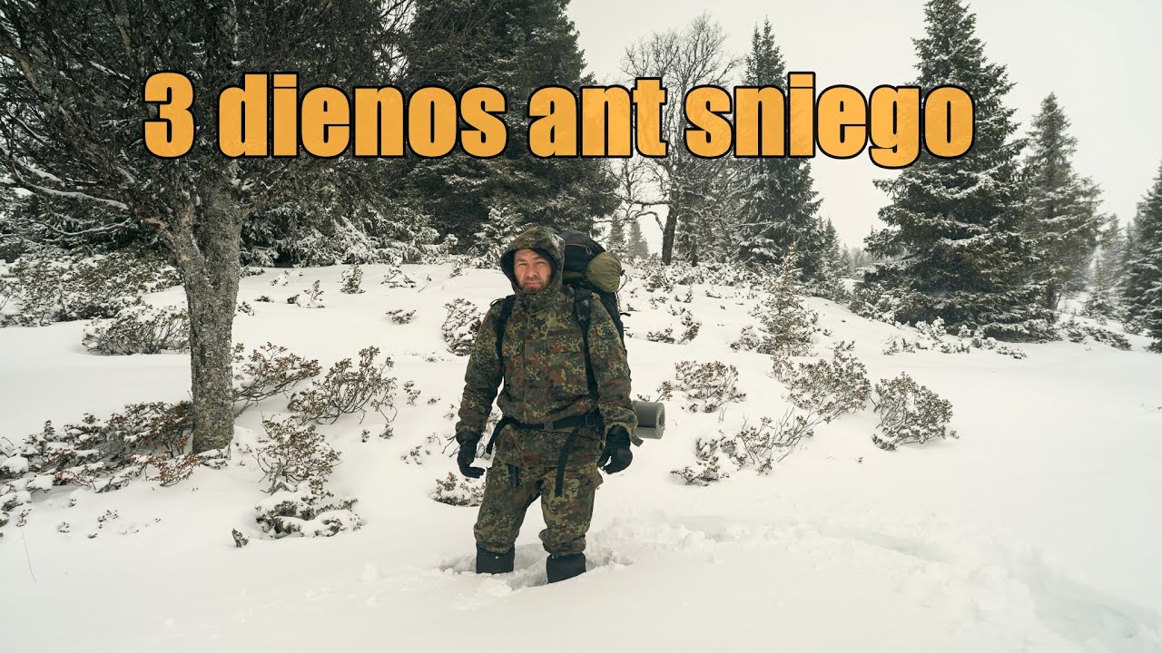 3 dienos sniegynuose prie ežero