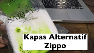 Zippo Experiment!! Kapas Alternatif Zippo Indonesia