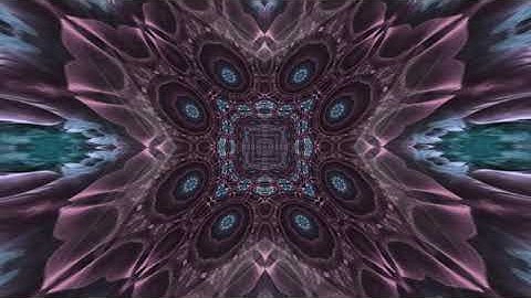 Free Background, Kaleidoscope, Geometry, Space, Futuristic, Fractal, Lights, Abstract Animation HD