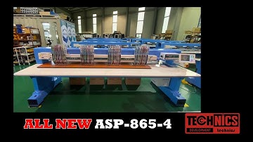 [TECHNICS ENG] ALL NEW ASP-865-4 / Automatic Spangle motif machine (made in Korea)