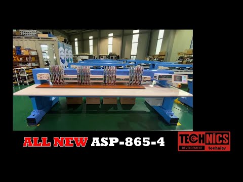 [TECHNICS ENG] ALL NEW ASP-865-4 / Automatic Spangle motif machine (made in Korea)