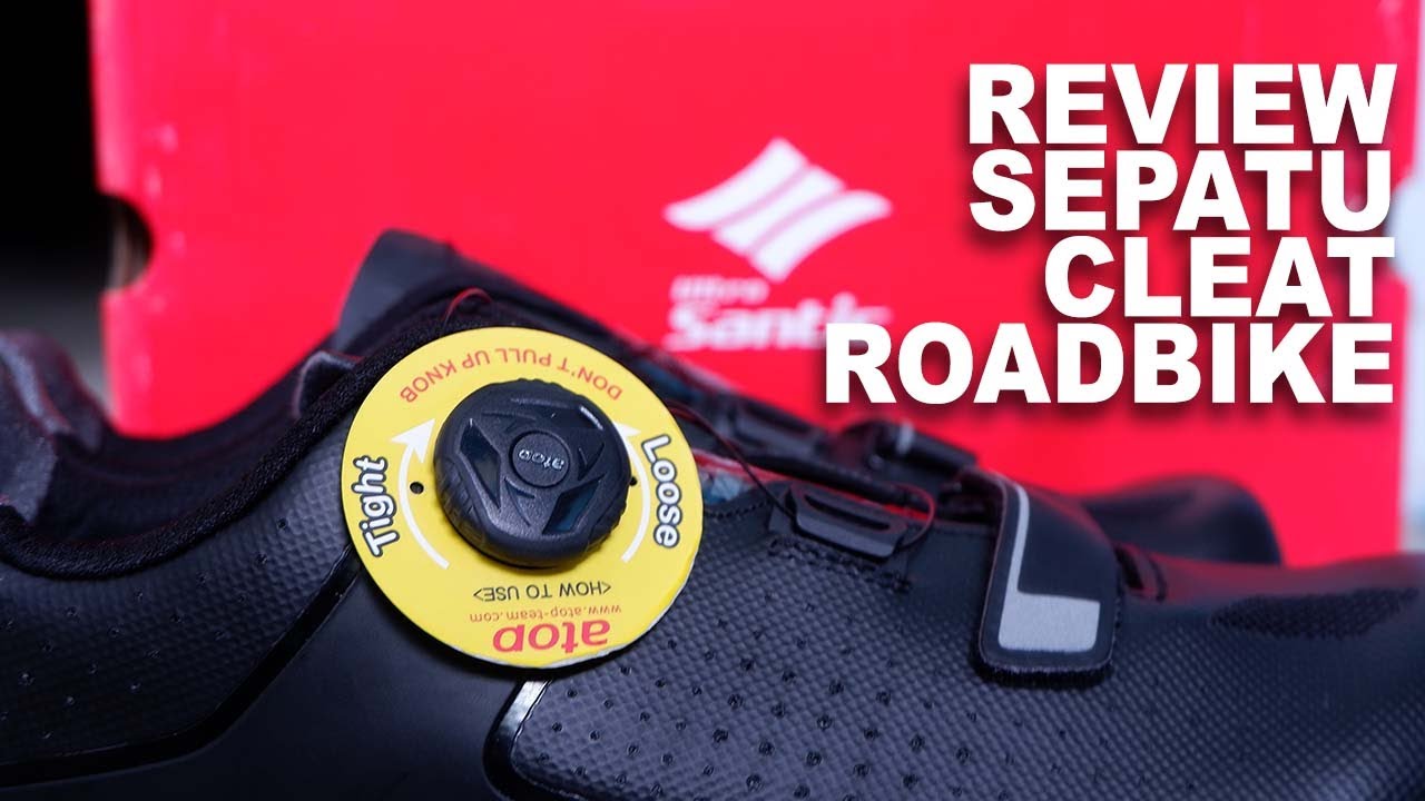 Review sepatu cleat Roadbike Santic SANTIC SHOES YouTube