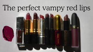The PERFECT vampy red lips 🧛🏽💋✨