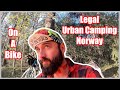 Not Stealth Camping.Bike Packing. Gravel Bike. Oslo, Norway. Drone. Adventure.Camp Cooking Relaxing.
