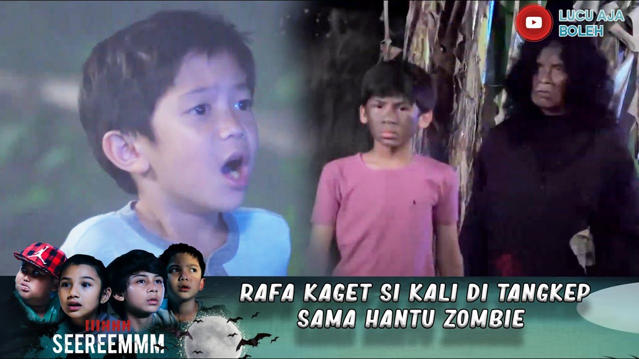RAFA KAGET SI KALI DI TANGKEP SAMA HANTU ZOMBIE - IH SEREM
