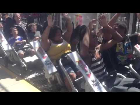 Full Throttle First Ride Oh My God Lady loses her mind waiting to launch
