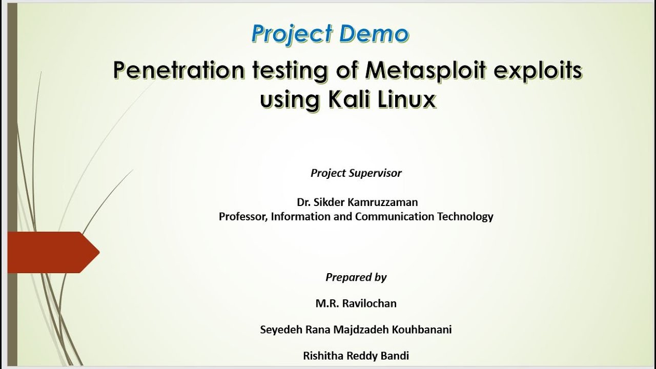 Penetration testing of Metasploit exploits using Kali Linux - YouTube