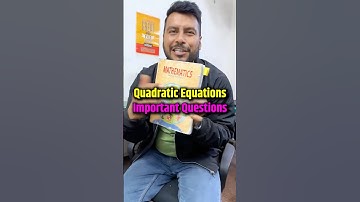 Class 10 Maths Ch 4 Quadratic Equation Guaranteed Qs in Exam | Board Exam 2025 #shorts #class10