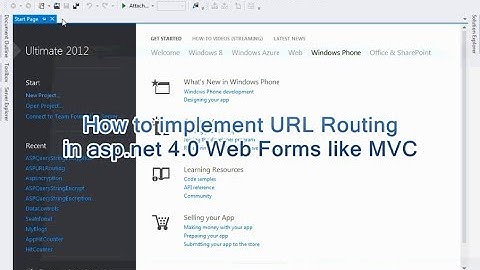 How to implement URL Routing (URL Rewrite) in asp.net 4.0 Web Forms like MVC