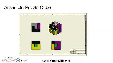 PLTW Puzzle Cube Assemble Onshape