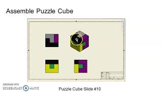 PLTW Puzzle Cube Assemble Onshape