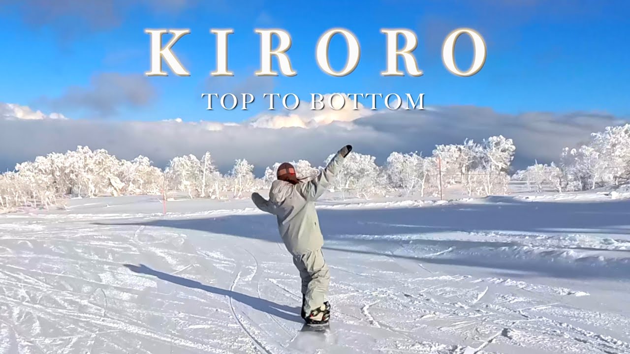 【銀世界❄️】キロロの山頂から麓までノーカットで！これが本当のパウダースノー！