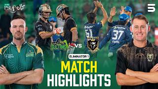 Match Highlights | Multan Sultans vs Hyderabad Kingsmen | Eliminator 1 | HBL PSL 11 | MZB1J