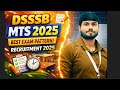 DSSSB MTS Recruitment 2025 | Complete Notification | New Lakshya Academy by Vikas Sir