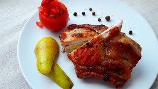 Фаршированная свинина. Свинина фаршированная с грушей и горганзолой. Фаршированная свинина. Свинина фаршированная с грушей и горганзолой.