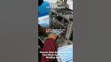 Semi-Automatic Disposable Face Mask Earloop Spot Welding Machine