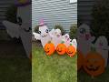 Looks great Day AND Night! Garig #Halloween Inflatables Outdoor Decorations #Ghost #shorts #spooky