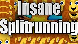 INSANE SPLIT RUNNING // 4K GAMEPLAY! - BACK TO AGARIO