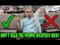 Don't Pick The Wrong Mystery Box! Pick The Box With $$$