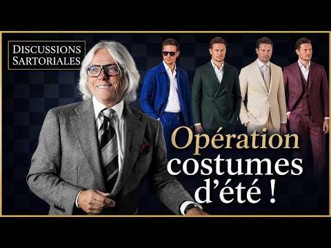 Opération costumes d'été avec Frédéric Costa et Loro Piana !