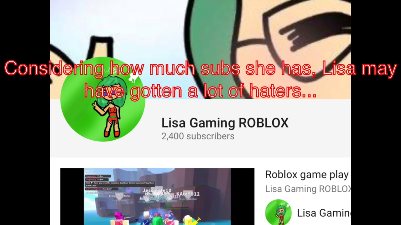 Leave Lisa Gaming Roblox Alone By Julius Cole