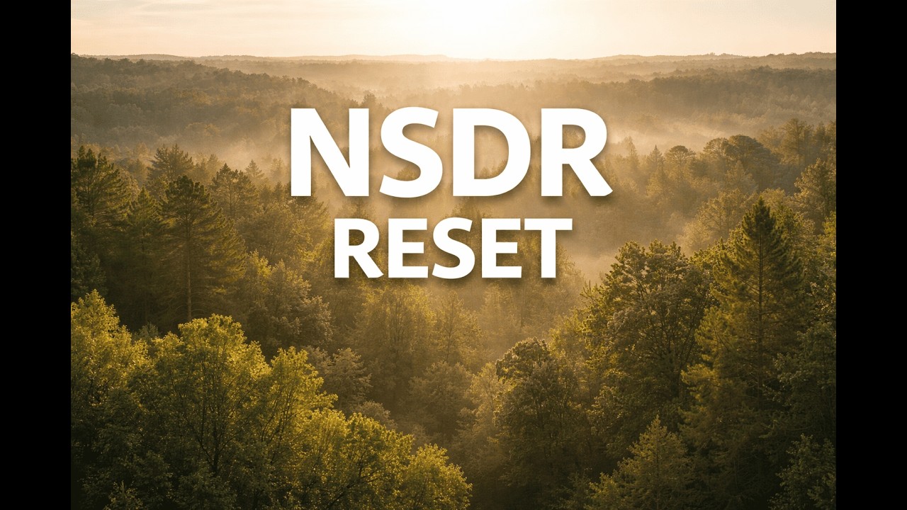Morning NSDR Meditation (6 Minutes) | Reset Your Nervous System - YouTube