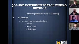 Virtual Boot Camp: Job & Internship Search During COVID-19