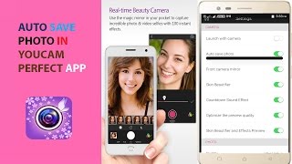 Auto save photo in youcam perfect app screenshot 3