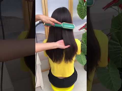 Hair Straightener Brush – Quick Demo