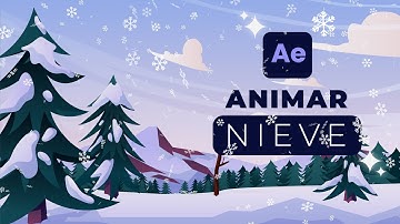 Cómo Animar Copos de Nieve en After Effects | Tutorial Fácil y Rápido