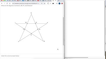 Determine the degree of a vertex
