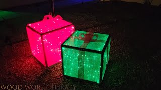 DIY Christmas Decor: Building Light-Up Gift Boxes for Your Holiday Display