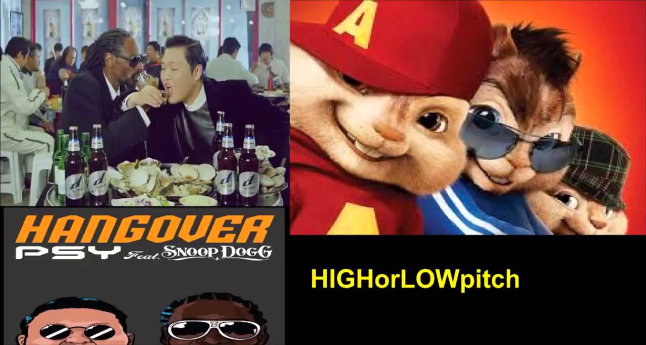 PSY - HANGOVER feat. Snoop Dogg. CHIPMUNKS' version