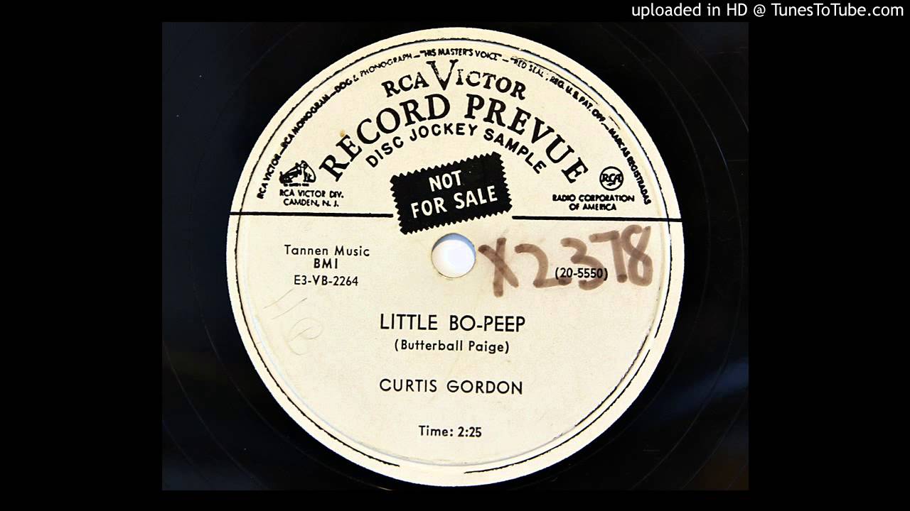 Curtis Gordon- Little Bo-Peep (RCA-Victor 20-5550) - YouTube