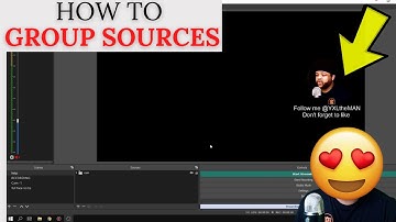 How To GROUP SOURCES In OBS STUDIO // How To Move Multiple Sources At Once  In OBS Studio