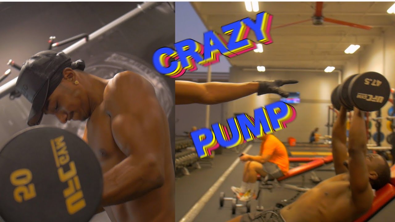 CRAZY SUPERSET CHEST AND BICEPS WORKOUT | FT JONTE HALL