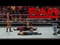 Braun strowman debut by destroying roman reigns and dean ambrose raw aug 31 2015