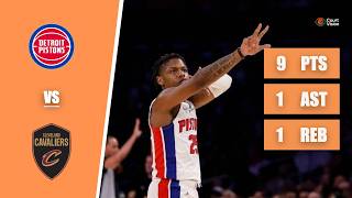 Marcus Sasser - 9 Points, 1 Assist, 1 Rebound vs Cavaliers - Game 6 - 2026 Playoffs News