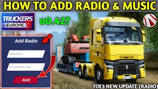 How To Add Radio & Music In Truckers Of Europe 3।Truck Of Europe 3 New Update v0.42।toe3 new update screenshot 5