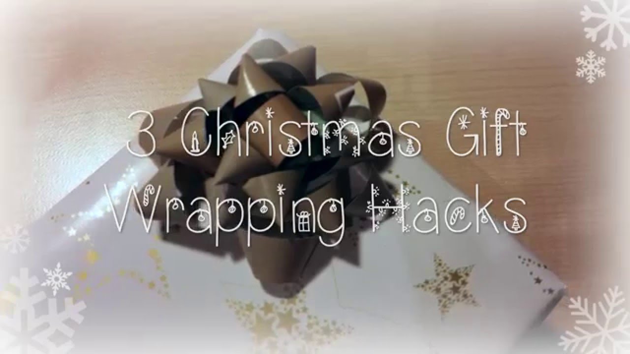 Christmas Gift Wrapping Hacks // LAST MINUTE & EASY YouTube