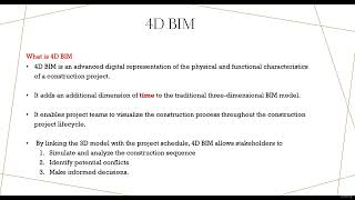 4 What is 4D BIM