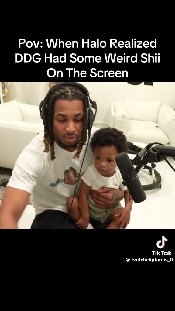 How did he even notice #hoodnews #ddg #halo #streamer #baby #trending #viralvideo #how #wow #omg #us