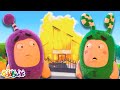 Jeffs nightmare neighbor  oddbods   action cartoons for kids