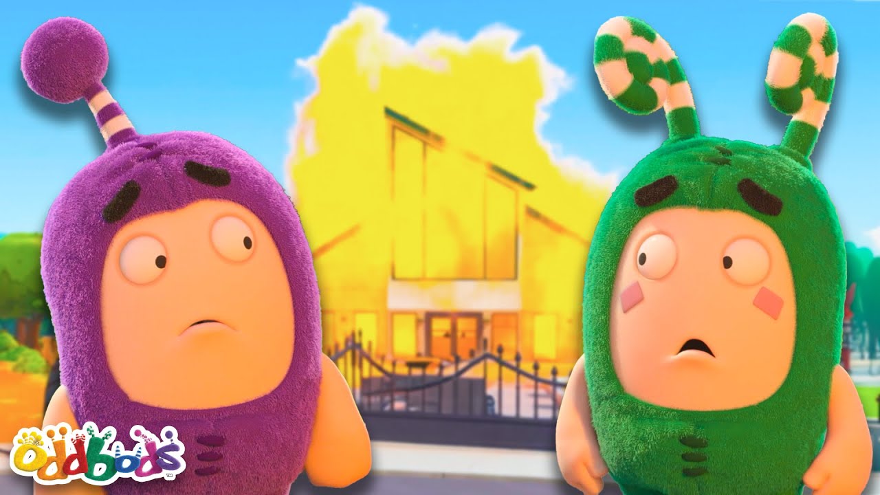 Jeff's NIGHTMARE Neighbor | Oddbods 👹 | Action Cartoons For Kids