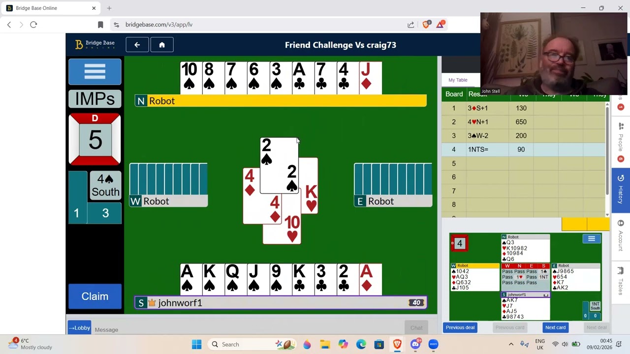 Друзья бросают мне вызов V Craig73 - 8 февраля 2026 г.