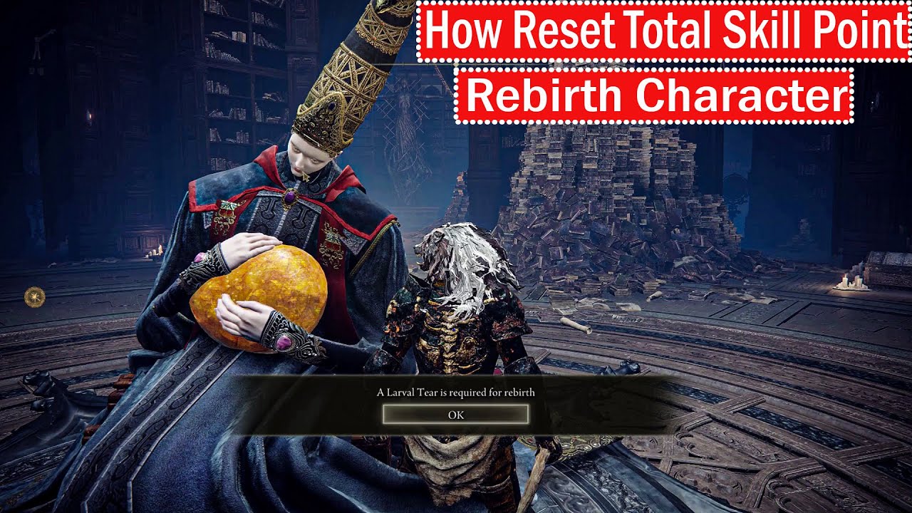 Elden Ring - HOW TO REBIRTH AND RESPEC/RESET YOUR ATTRIBUTE POINTS!  Complete (Elden Ring Guide) 